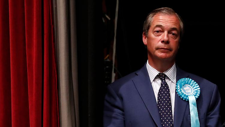 Er ist das Gesicht der Brexit-Party: Nigel Farage.