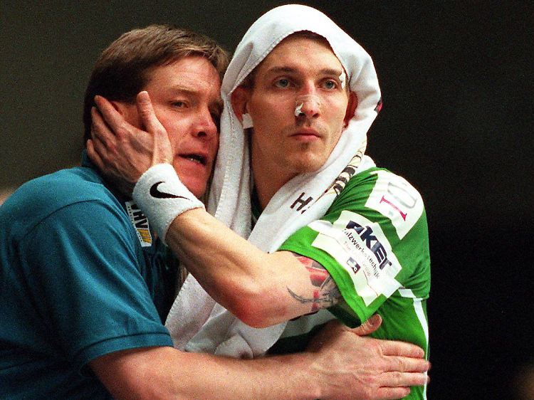 Traumpaar: Gislason und Kretzschmar gewannen mit dem SC Magdeburg die Meisterschaft und die Champions League.