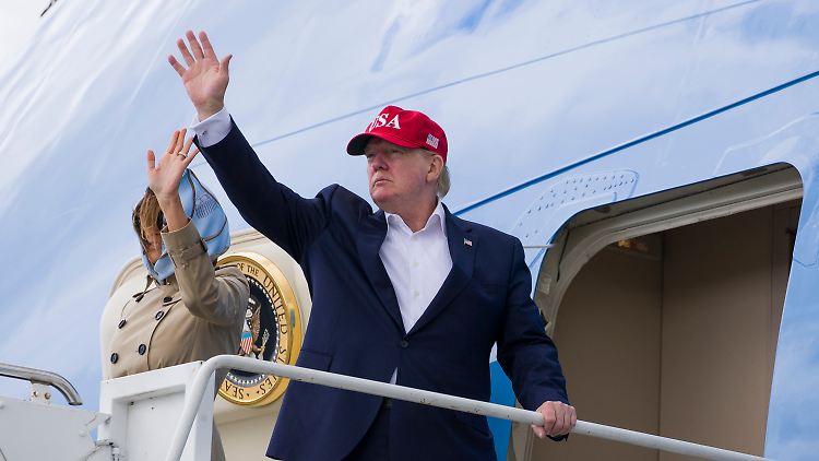 Vor dem Rückflug von Melania und Donald Trump aus Irland äußerte sich seine Sprecherin zu den Zöllen.