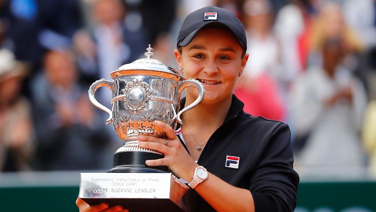 "Ich bin unglaublich stolz auf das, was ich erreicht habe": Ashleigh Barty.