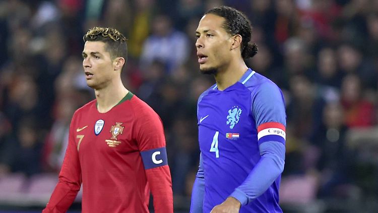 Ronaldo vs. Van Dijk, Weltklasse-Stürmer vs. Weltklasse-Verteidiger: Im Nations-League-Finale stehen sie sich mit ihren Nationalteams gegenüber.