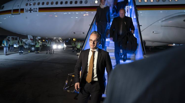 Diesmal hatte der Regierungsflieger keine Panne: Außenminister Maas landet in Teheran. 