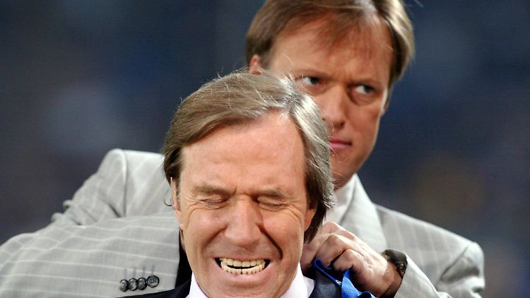 Günter Netzer und Gerhard Delling sind enge Freunde - auch, wenn man es ihnen nicht immer ansah.