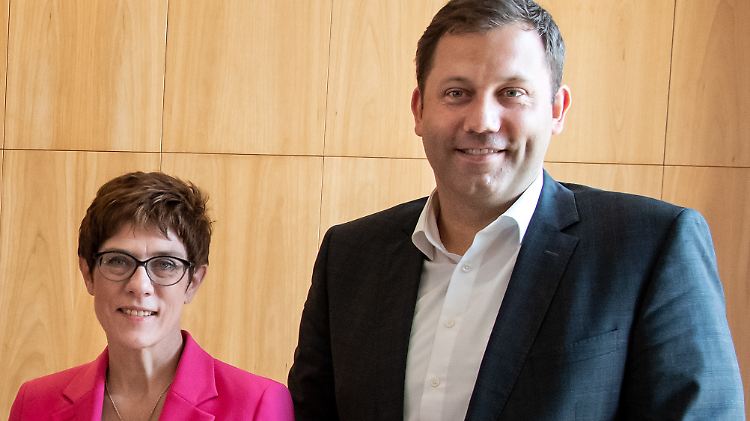 Annegret Kramp-Karrenbauer und Lars Klingbeil