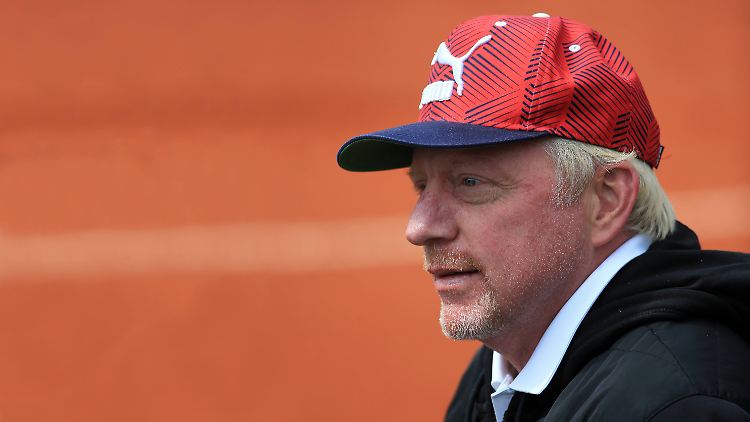 Mit seinen Glückwünschen für Steffi Graf etwas zu früh dran: Boris Becker.