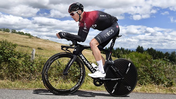 Chris Froome verunglückte beim Training für ein Zeitfahren.