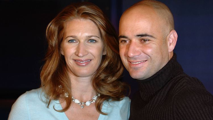 Die Eltern von Jaz: Steffi Graf und Andre Agassi.