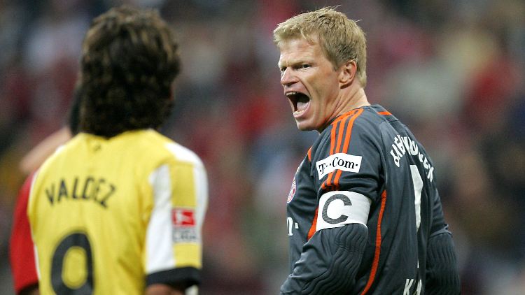 Geschätzt und gefürchtet zugleich: Ex-Titan Oliver Kahn feiert heute seinen 50. Geburtstag.