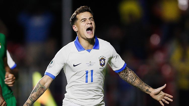 Brasiliens Star des Abends: Philippe Coutinho.