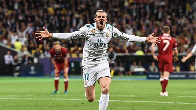 Vor einem Jahr schoss er Liverpool im CL-Finale ab, jetzt geht er vielleicht bald für Bayern auf Torejagd: Gareth Bale.