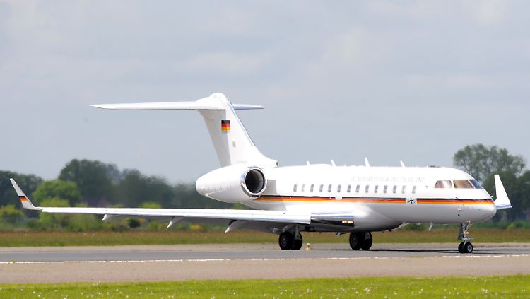 Zu wenig und nicht zuverlässig: eine Global 5000 der Flugbereitschaft.