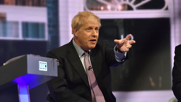 Brexit-Hardliner Johnson gab sich im TV-Duell keine Blöße.