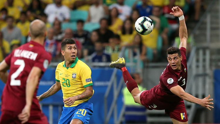 Roberto Firminos Brasilianer kamen nicht über ein Remis gegen Venezuela hinaus.