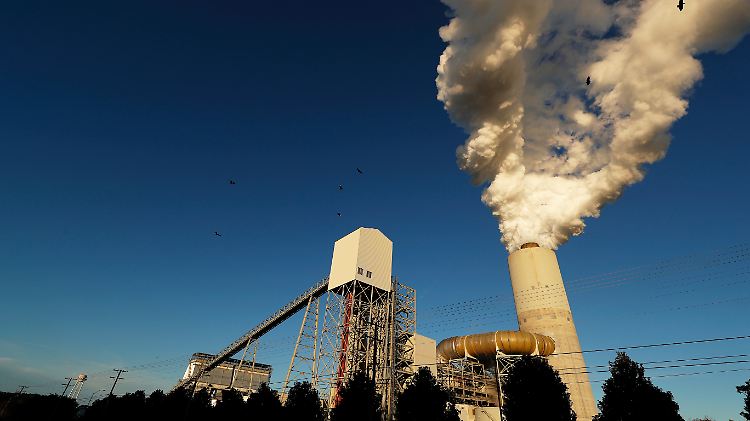 Ein Kohlekraftwerk in Sherrills Ford im US-Bundesstaat North Carolina.
