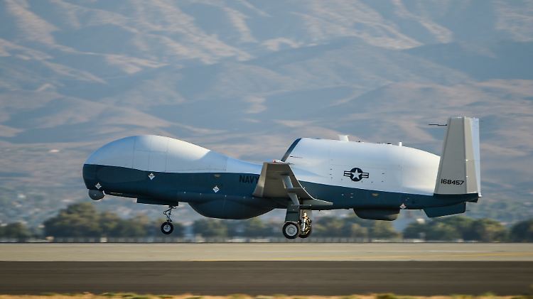 Ein US-Vertreter bestätigt den Verlust einer Drohne vom Typ "MQ-4C Triton".