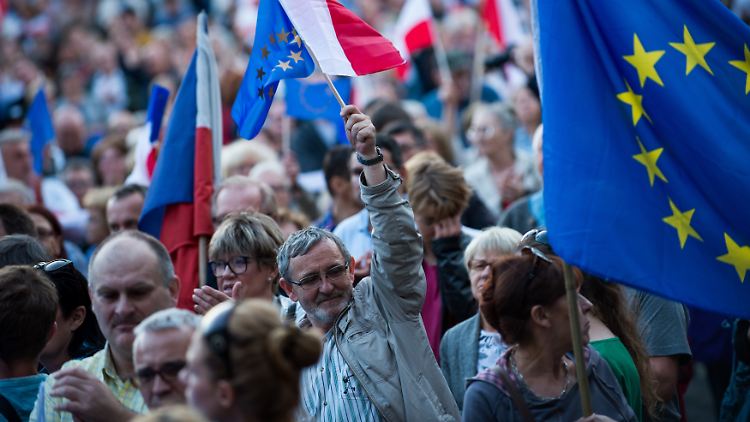 Die Justizreform von 2017 stieß auch noch vor einem Jahr auf heftigen Widerstand in Polen.