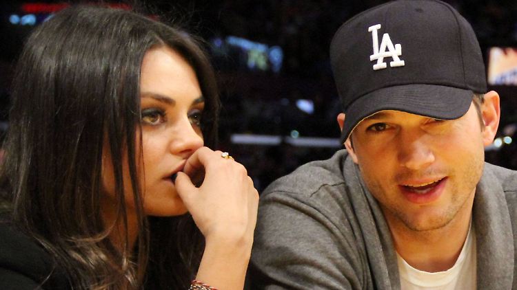 Denken offenbar nicht an Trennung: Mila Kunis und Ashton Kutcher.
