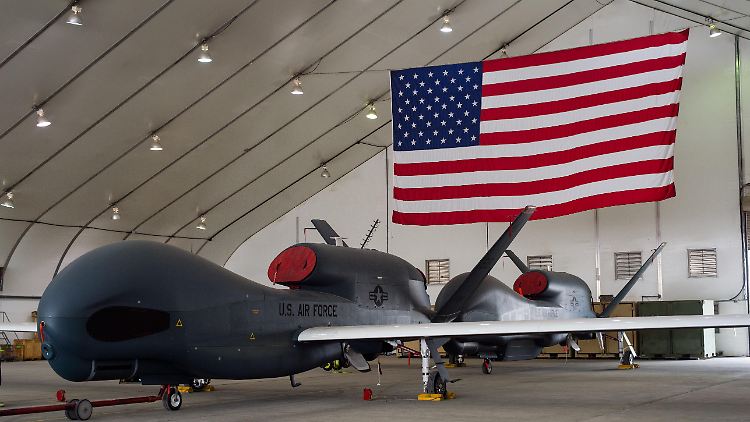 Eine US-Aufklärungsdrohne vom Typ "Global Hawk" wurde abgeschossen.