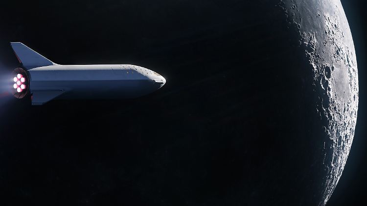Im Jahr 2023 will das Unternehmen SpaceX Touristen zum Mond befördern. Aussteigen sollen sie dort allerdings nicht.
