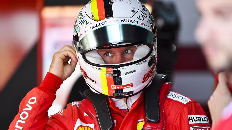 Für Sebastian Vettel ist das F1-Training in Frankreich ein großes Experimentieren.