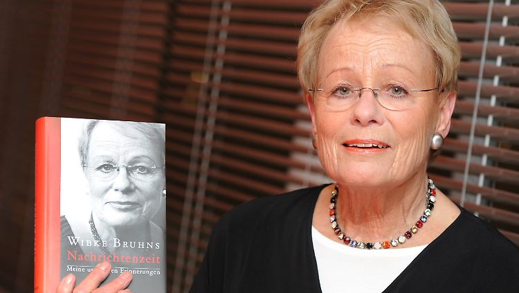 Bruhns bei der Präsentation ihrer Memoiren vor sieben Jahren.