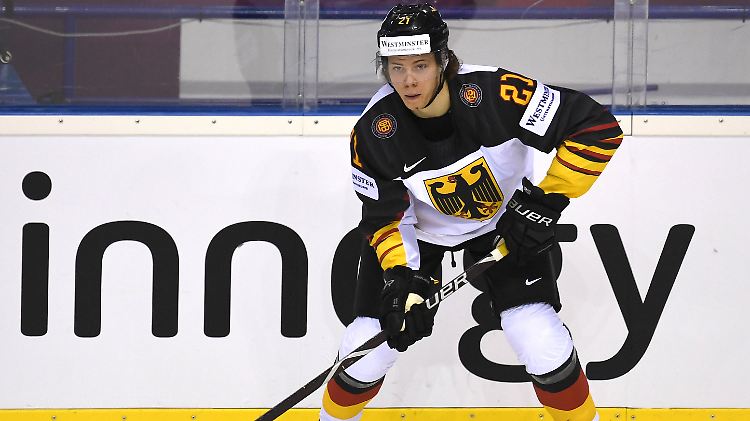Bei der Eishockey-WM erzielte Moritz Seider als Verteidiger zwei Tore.
