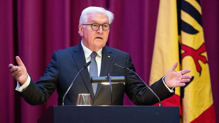 Frank-Walter Steinmeier: Rückenstärkung für diejenigen, die sich für das Land engagieren. 
