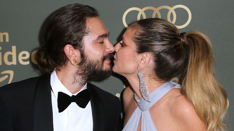 Sie können halt nicht voneinander lassen: Tom Kaulitz und Heidi Klum.