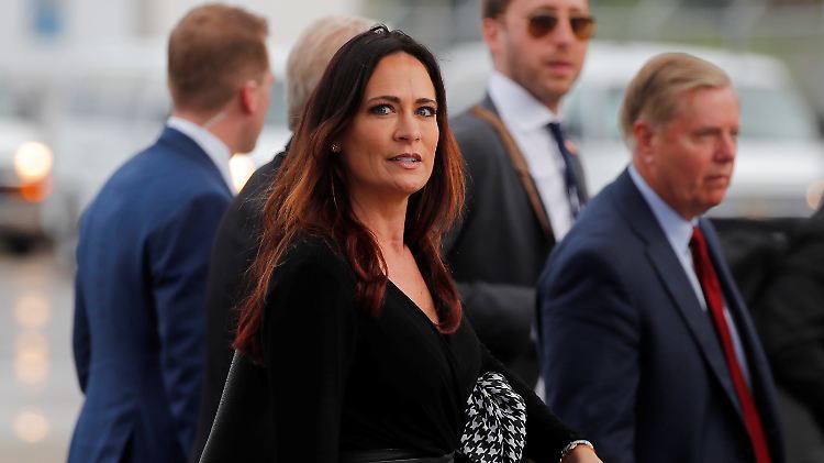 War schon 2015 im Wahlkampfteam von Trump: Stephanie Grisham