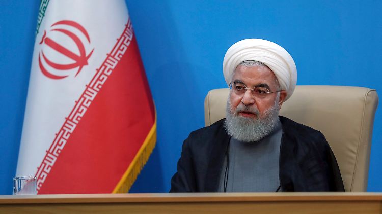 Will beim Atomabkommen konsequent bleiben: Der iranische Präsident Hassan Ruhani.