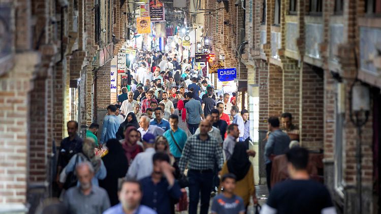 Im Großen Bazar von Teheran.