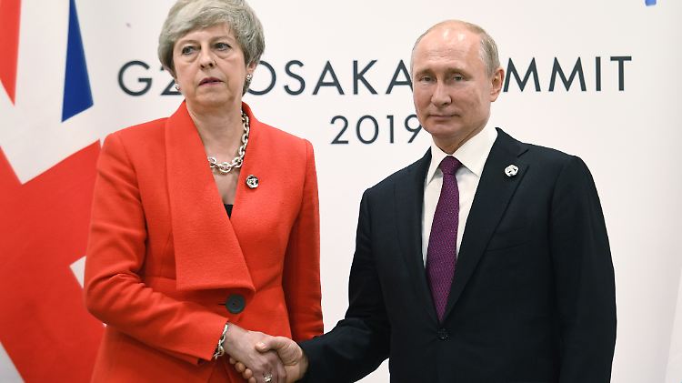 May stellt klare Forderungen an Putin. 