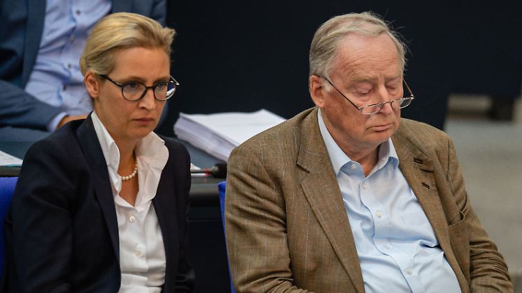 Alice Weidel und Alexander Gauland sollten über diese Entwicklung nicht erfreut sein.