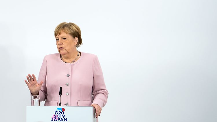Angele Merkel zeigte sich beim G20-Gipfel in Japan topfit.