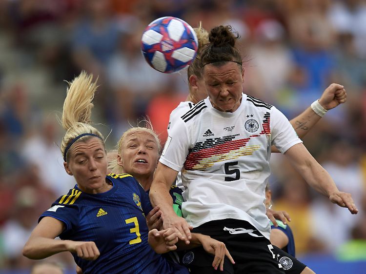 Marina Hegering kämpfte und rackerte, verschätzte sich aber vor dem 1:1. komplett im Stellungsspiel.