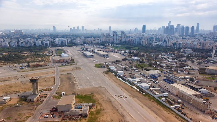 Der Flughafen von Tel Aviv.
