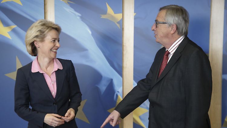 Folgt von der Leyen auf Juncker an der Spitze der EU? Die Deutsche wäre die erste Frau als Kommissionschefin. Das Foto entstand 2015.