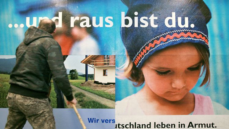 Plakat zum Thema, herausgegeben vom Sozialverband VdK.