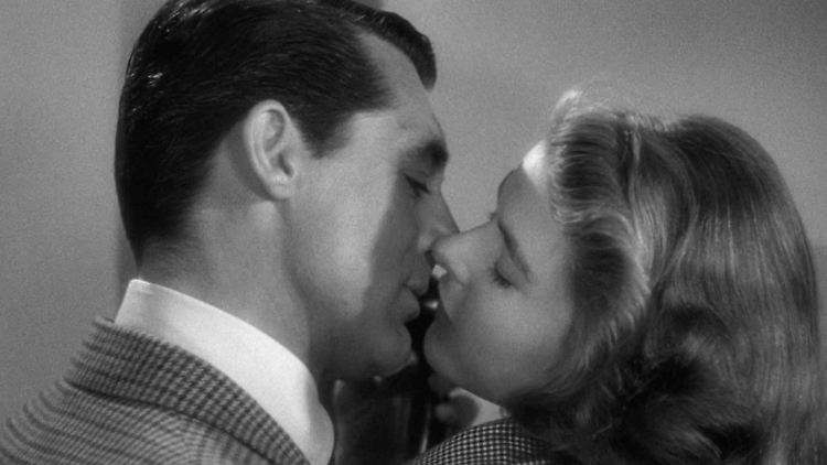 Eine ganz eigene Sparte: der Filmkuss, hier zwischen Cary Grant und Ingrid Bergman in "Berüchtigt" (1946).
