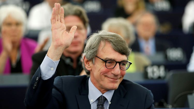 Sassoli wird sein neues Amt für zweieinhalb Jahre bekleiden.