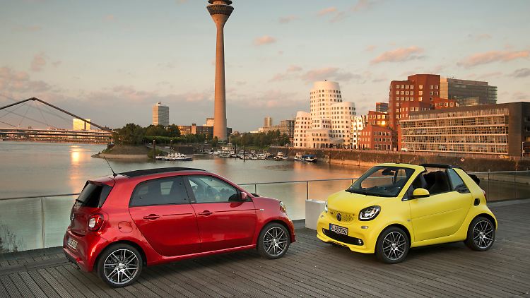 Die Top-Modelle des Smart Fortwo tragen Brabus-Stil.