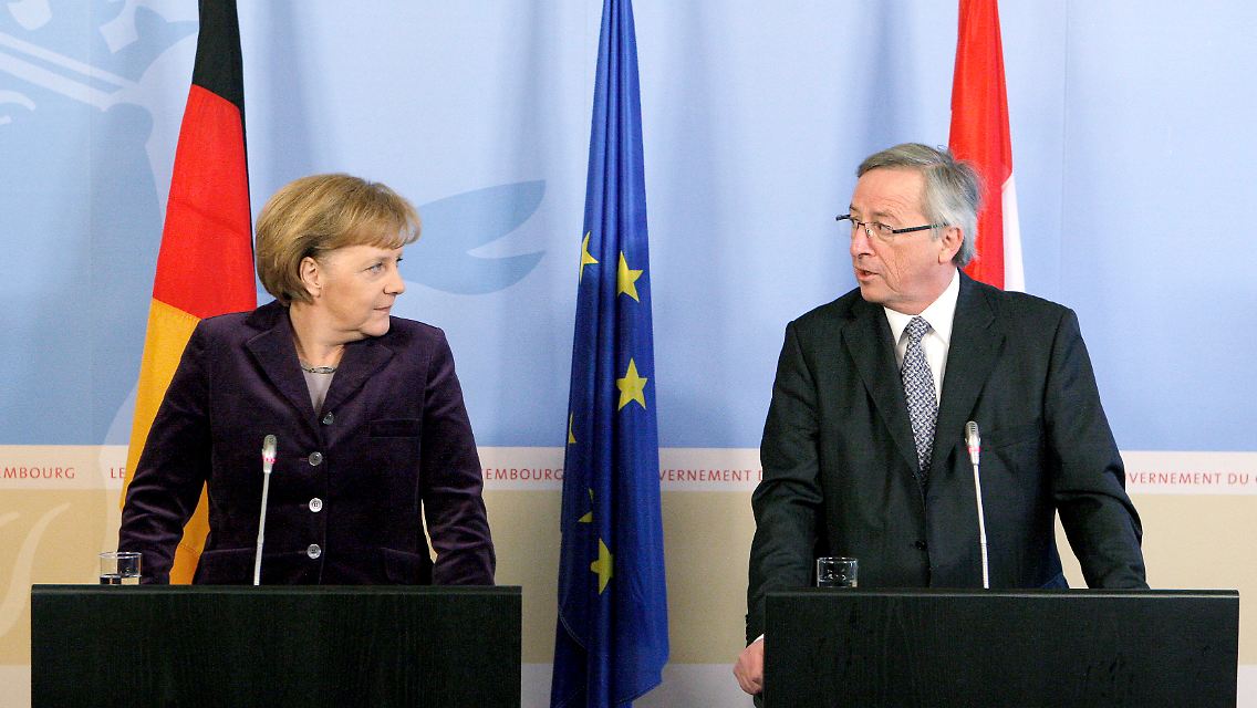 Angela Merkel und Jean-Claude Juncker
