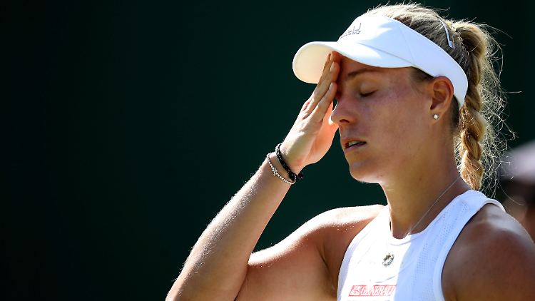 Nach der zweiten Partie war Schluss: Angelique Kerber hat in Wimbledon, nichts mehr zu melden.