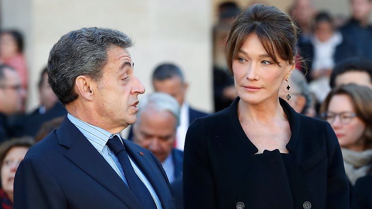 Nach wenigen Tagen Homeschooling "verrückt geworden": Sarkozy und Bruni.