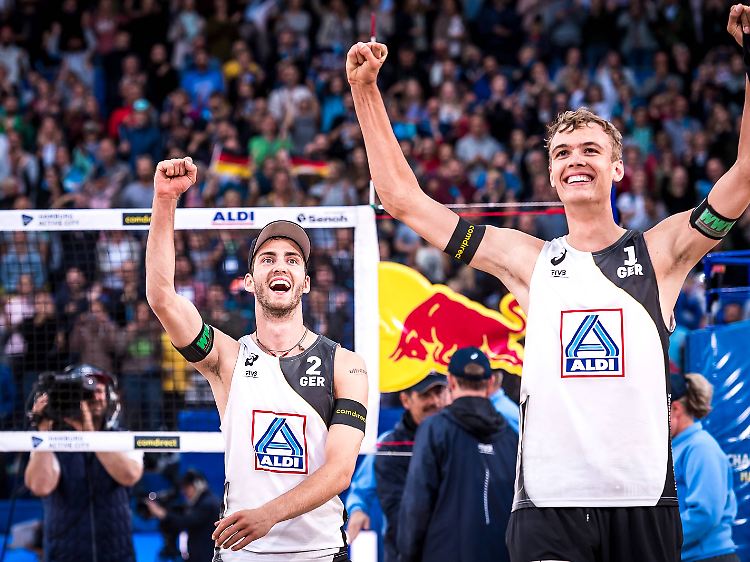 Thole (rechts) und Wickler hoffen noch auf eine Medaille bei der WM.