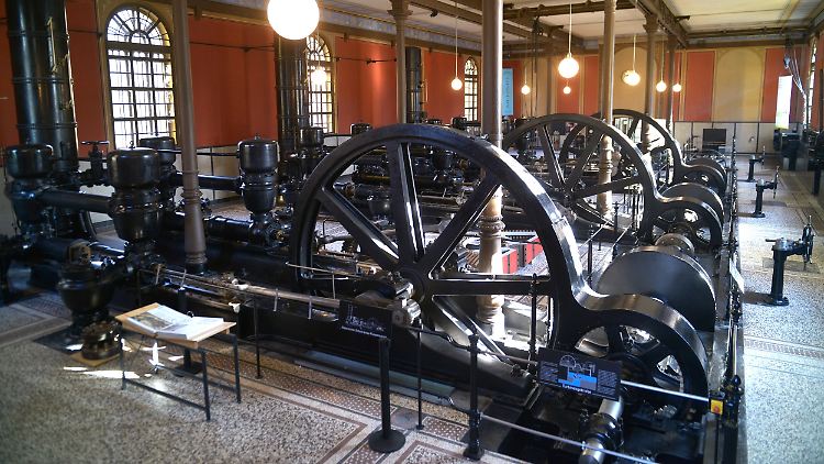 Das Wasserwerk am Hochablass in Augsburg.