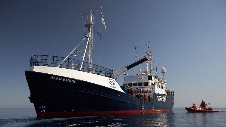 Die "Alan Kurdi" darf nicht in maltesische Hoheitsgewässer fahren (Archivbild).
