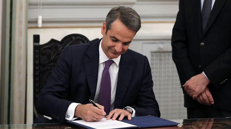 Regierungschef mit Ambitionen: Kyriakos Mitsotakis.
