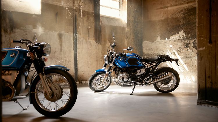 Die BMW R nineT /5 ist eine Reminiszenz an die ab 1969 gebaute R 75/5.