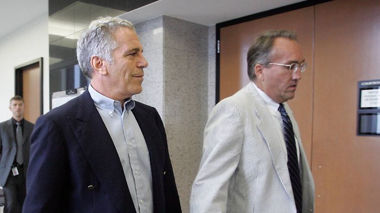 Epstein bei einer Gerichtsanhörung in Palm Beach im Jahr 2008.